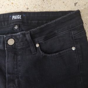Paige Black Denim Jeans